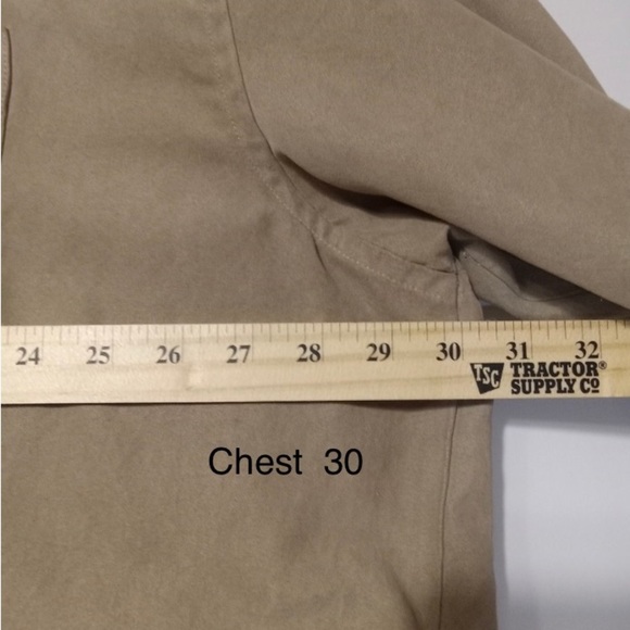 Suede Shirt Big & Tall 3XLT Button Up Point Collar 1 Pocket Spot READ Academia - Picture 7 of 10